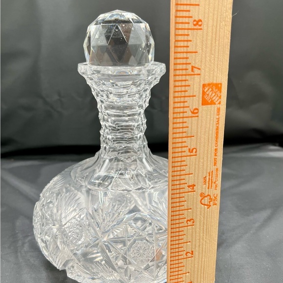 Vintage American Brilliant Cut Crystal By J. Hoare Decanter - Picture 2 of 9